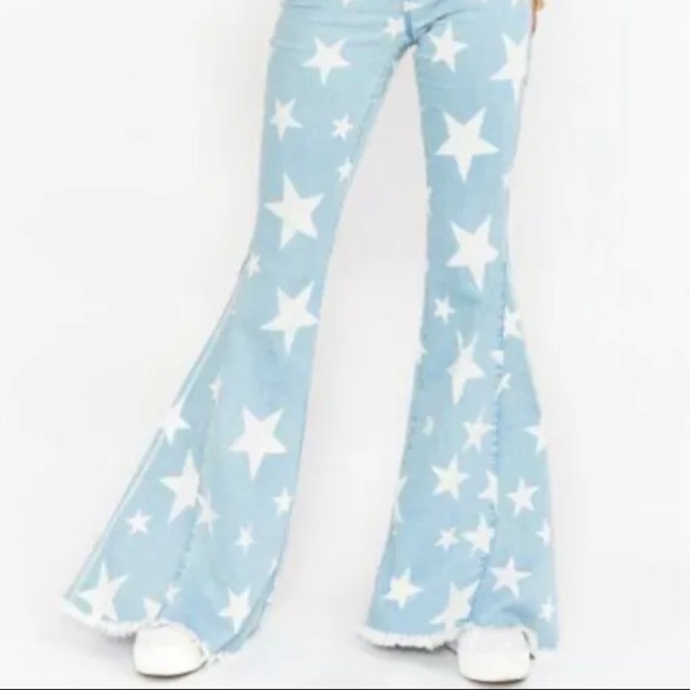NWT Show me your Mumu You’re a star flare pants